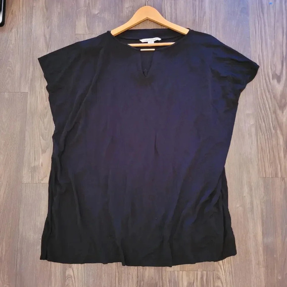 Diane von Furstenberg Women's Beonica Draped Matte Jersey Dress Size Small Black - Picture 2 of 11